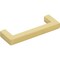 Elements 3" Center-to-Center Brushed Gold Square Stanton Cabinet Bar Pull 625-3BG - alternate 2
